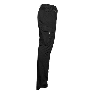 Men's High Quality Casual Outdoor Cotton Trousers <strong>Black</strong> Six Pockets Tactical Cargo <strong>Pants</strong> Mid Waist Light Wash - Product Image 5