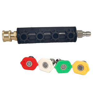 หัวฉีดห้าสีสำหรับปืนฉีดน้ำแรงดันสูง เหมาะสำหรับข้อต่อเร็ว G1/4 อะไหล่เครื่องฉีดโฟมล้างรถ - Product Image 4