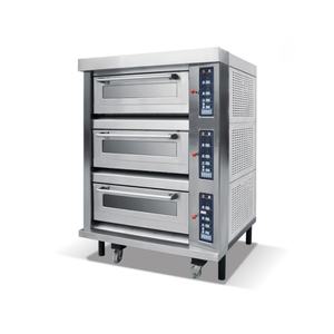 Kommerzieller automatischer elektrischer Backofen Edelstahl Hochwertige bequeme Koch ausrüstung Pizza-Brot-Backofen - Product Image 5