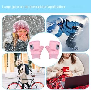 3 Temperature Modes Electric <b>Heated</b> <b>Gloves</b> Women for Hiking Fishing Camping Hunting Skiing <b>Rechargeable</b> Winter <b>Gloves</b> Black - Product Image 3