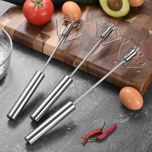 Vente chaude Gadget De <span class=keywords><strong>Cuisine</strong></span> Outil De Cuisson En Acier Inoxydable Main Semi-automatique <span class=keywords><strong>cuisine</strong></span> <span class=keywords><strong>fouet</strong></span> tenu Mélangeur Batteur À Oeufs <span class=keywords><strong>Fouet</strong></span> Mélangeur - Product Image 5