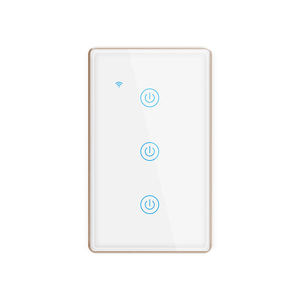 Module de commande à distance Tuya Smart Home, commande vocale, lampe, horloge numérique, scène tactile, interrupteurs muraux sans fil Wifi - Product Image 4