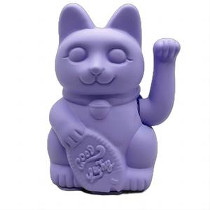 Colore personalizzato onda di plastica gatto fortunato fare una fortuna 15cm fortunato ricco gatto decorazione della casa agitando a mano Feng Shui ornamenti - Product Image 6