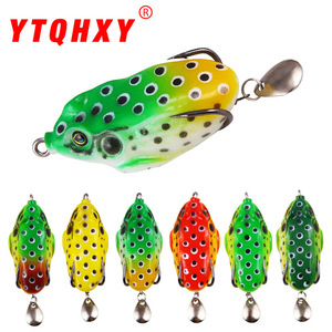 Señuelo de pesca de superficie con veneno de rana, 8cm 13g, doble anzuelo giratorio para pesca de lubina - Product Image 4