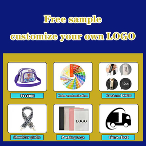 Personalizado transparente PVC Crossbody impermeable estadio aprobado claro mensajero hombro Bum hombres mujeres uso al aire libre Sling Bag deportivo - Product Image 6