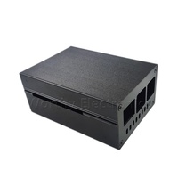 Raspberry Pi 4b + boîtier de refroidissement en alliage d'aluminium pour Raspberry Pi 4 box carte mère coque de protection accessoires