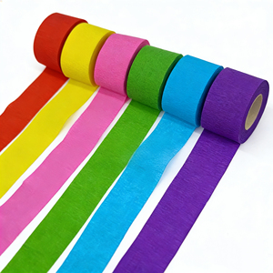Soft Crepe Paper Roll for DIY Hair Accessories Perfect for Making Hair <b>Bows</b> Headbands and Hair <b>Clip</b> Decorations - Product Image 2