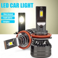 Système d'éclairage automatique accessoires de voiture H1 H3 H4 H7 H11 H13 9004 9005 9006 9007 9012 Led phares ampoule Led phares