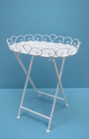 Étagère moderne à fleurs blanches en métal, décoration de maison à 3 niveaux,