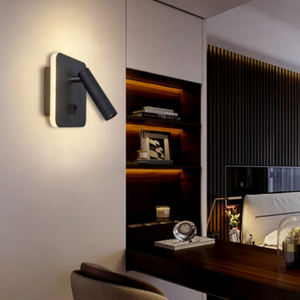 Applique <span class=keywords><strong>da</strong></span> lettura sul comodino per testiera camera <span class=keywords><strong>da</strong></span> letto applique Plug in Cord <span class=keywords><strong>lampada</strong></span> <span class=keywords><strong>da</strong></span> <span class=keywords><strong>parete</strong></span> a montaggio superficiale <span class=keywords><strong>con</strong></span> faretto regolabile - Product Image 6