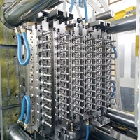 Machine de moulage par injection automatique pour préformes de bouteilles en PE, PP, PET, 550 tonnes, avec certificat CE, pour petites entreprises en Chine