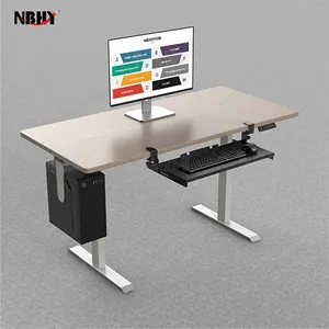 Pince pour <span class=keywords><strong>plateau</strong></span> de clavier Produit Ergo <span class=keywords><strong>Plateau</strong></span> de clavier <span class=keywords><strong>coulissant</strong></span> détachable sous le <span class=keywords><strong>bureau</strong></span> - Product Image 5