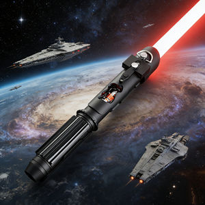 Sabre laser LGT Mertal Crystal Chamber Vader <span class=keywords><strong>Star</strong></span> <span class=keywords><strong>Wars</strong></span> pour duels intenses et changement de couleur infini, avec fonction blaster et contrôle par application (verrouillage) - Product Image 1