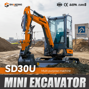 Mini-excavatrice hydraulique haute stabilité 3 tonnes, mini-excavatrice sur mesure, mini-excavatrice pour travaux de terrassement, mini-excavatrice de jardin - Product Image 3