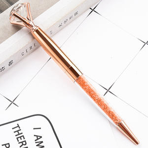 <span class=keywords><strong>Promo</strong></span> Big Top Diamond Ball Pen con logotipo grabado Multi Color Diamond Crystal para regalo de boda - Product Image 5