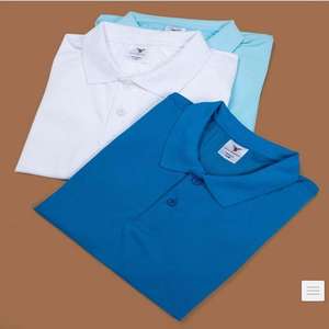 Camiseta de Hombre de Manga Corta, Tejido de Algodón Premium, Estilo Casual y Formal, Color Sólido, Antiarrugas, 180g, Suministro para Pedidos al por Mayor - Product Image 3