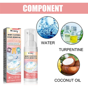 Wiieey 60ML nuovi vestiti per bambini all'ingrosso Mousse per la rimozione delle macchie macchie ostinate di Spray liquido per la pulizia del panno - Product Image 4