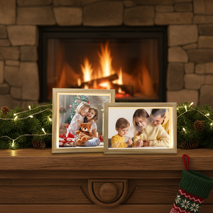 Holesale me ececoration ight ightbox hadhadow Ox 3D EEframe frame marco de madera hohoto - Product Image 3