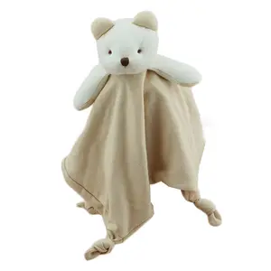 Оптовая продажа на заказ Новорожденные одеяло супер мягкие игрушки успокаивающее полотенце детское одеяло (животные), головные уборы, плюшевые Детское одеяло для малышей