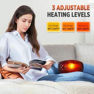 Ceinture chauffante sans fil pour soulagement de la douleur, avec vibrations, pour épaule, coude, genou, pied, masseur, batterie 4000 mAh, 65 niveaux de chauffage - Product Image 3