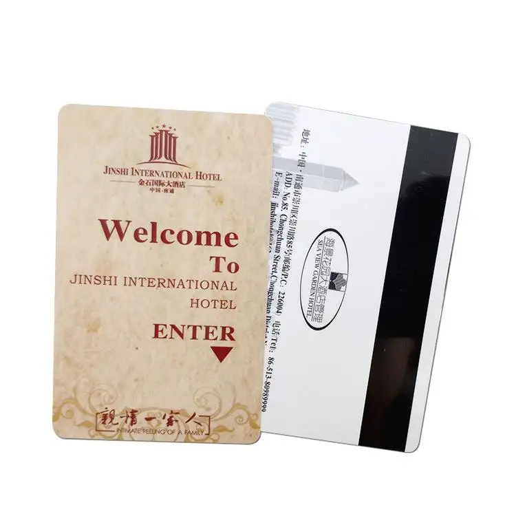 Wholesale RFID Card Hotel Door Lock RFID System Fashion Designed Smart RFID Plastic PVC Hotel Lock Key Card