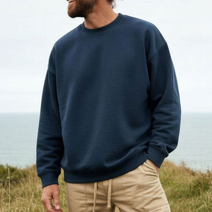 Sweat-shirt à col rond à coupe décontractée pour homme, fabriqué en mélange de coton de qualité supérieure, doublure en polaire douce, chaleur et confort toute la journée - Product Image 6