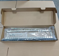 Panel Patch Jaringan 1U 19" 24 Port RJ45 Cat6/6A STP, Baja Rol Dingin, Tersedia Lengkap, Mendukung Logo Kustom