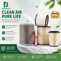 TOPEP Elemen Filter Udara Kustom Berkualitas Tinggi Baru 165x132mm Kartrid Filter Udara Pengumpul Debu untuk Peralatan Industri