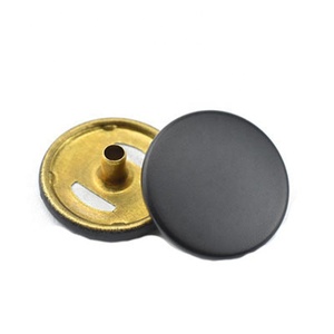 Tại Chỗ Bán Hàng Trực Tiếp Kim Loại Phẳng Nút Tùy Chỉnh Tên Thương Hiệu Logo Quần Áo Quyến Rũ Vòng May Nút Cho Phụ Kiện May Mặc - Product Image 2