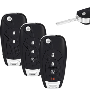 Control Remoto <span class=keywords><strong>de</strong></span> Llave <span class=keywords><strong>de</strong></span> <span class=keywords><strong>Coche</strong></span> Flip para Chevrolet Cruz 2015 Trax <span class=keywords><strong>Sonic</strong></span> Spark 2021 Onix RS, Repuesto, 2/3/4 Botones - Product Image 1