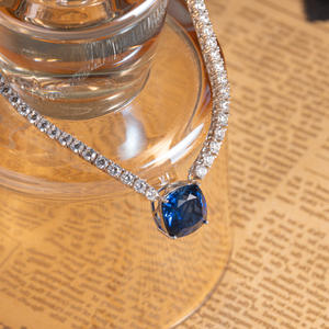 Collares de Plata de Ley con Moissanita o Zirconia, Modernos, Unisex, para Uso Diario, Productos de Dropshipping, Certificados por GRC - Product Image 5