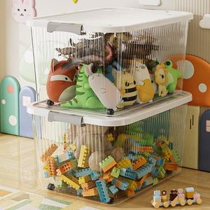 Transparent Toy Storage <b>Box</b> - extra <b>Large</b>,clothes Organizer with Lid, High-transparency <b>Plastic</b> Storage Container - Product Image 3