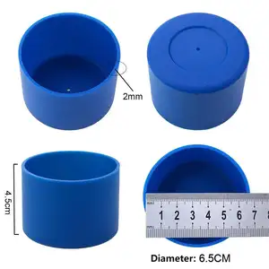 보호 실리콘 부츠 6cm 6.5cm 7cm 7.5cm 8cm 8.5cm 9cm 9 크기 호환 2.56-2.7in 물병 미끄럼 방지 슬리브 커버