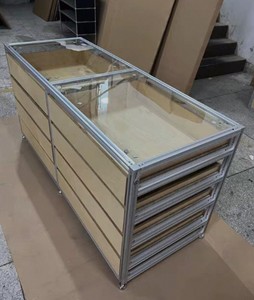 מדף מתכת כבד ועמיד של ליביי, מדף עצמאי לחנות נוחות, חנות קוסמטיקה - אחסון סיטונאי - Product Image 3