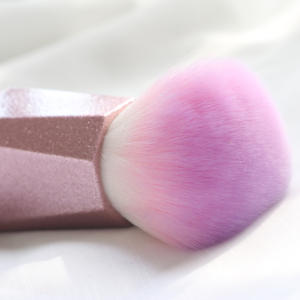 Outil de manucure en nylon souple de grande taille, avec poignée mate rose, brosse de nettoyage pour cheveux et ongles, vente en gros - Product Image 4