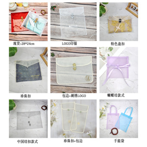 Plexiglass Transparent <strong>Organza</strong> Small Handbag Aesthetic Lightweight Makeup Jewellery Tiara Storage Bag - Product Image 6