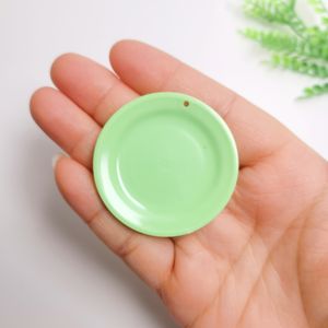 100 Pièces Mini Assiettes en Plastique pour Mini Aliments, Modèles de Tortues Miniatures pour <span class=keywords><strong>Cuisine</strong></span>, Miniatures de Jardin Féerique, Maison de Poupée DIY - Product Image 3