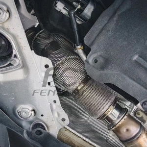 Tuyaux d'<span class=keywords><strong>échappement</strong></span> pour Toyota GR Supra B48 2.0T 2020-2024, sans voyant moteur, en acier inoxydable isolé, avec catalyseur - Product Image 6