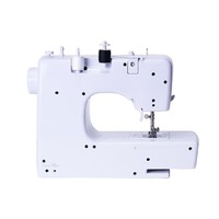 Machine à coudre miniature multifonctionnelle à double aiguille de type 45, électrique domestique, Chine 818, avec moteur, enroulement automatique et lumière LED
