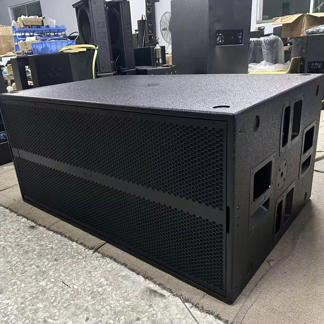 OEM High Power 3200W Dual 18  Inch Active Subwoofer Speaker Sub 9006-AS Outdoor Concert Sound System for Big Stage Performance
