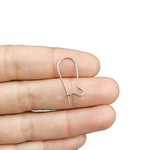 Crochets d'oreille en forme de U en acier inoxydable, forme goutte, pour la fabrication de boucles d'oreilles, accessoires de bijouterie H1104 - Product Image 3