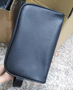 トラベルジッパーメイクアップバッグ化粧品オーガナイザー収納ポーチ防水PUレザートイレタリーバッグ男性用 - Product Image 4