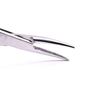 Pince hémostatique en acier inoxydable 12,5 mm à tête droite ou courbée, outil de toilettage pour animaux de compagnie, extracteur de poils - Product Image 5