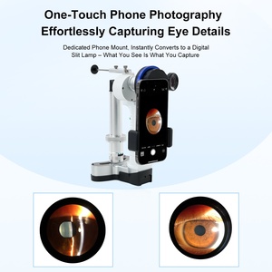 กล้องจุลทรรศน์แบบพกพา Aist Optics รุ่น HSL-2 พร้อมไฟ LED สำหรับตรวจตาและสัตว์ สีเงิน - Product Image 6