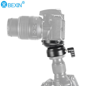 Bexin Professional Tripod Head Aluminum Alloy Knob <b>Lock</b> For Digital Camera <b>Portable</b> - Product Image 1