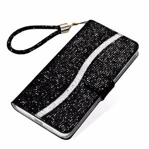 Custodia Protettiva in Pelle PU Lucida con Glitter e Cinghia per <span class=keywords><strong>Samsung</strong></span> Galaxy A21S A21 A11 A01 A71 A51 A41 <span class=keywords><strong>M51</strong></span> - Product Image 1
