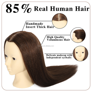 Nouveau mannequin d'académie <span class=keywords><strong>pour</strong></span> la pratique de la coiffure, complet avec perruque et <span class=keywords><strong>maquillage</strong></span> du visage en plastique, destiné à la formation en coiffure - Product Image 5