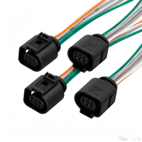 Arnés de Cableado Automotriz Personalizado, Conector Hembra Impermeable de 6 Vías, Cable Multicolor para Motor de Limpiaparabrisas y Sensor de Aceleración