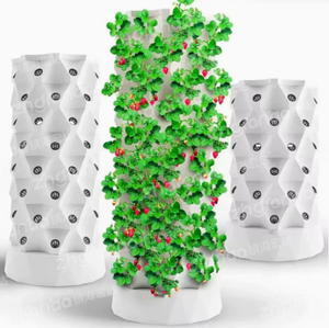 Systèmes de culture hydroponique verticaux Lyine, tours hydroponiques pour la culture de salades en serre - Product Image 6