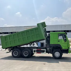 Best Price Used Sinotruk Howo 371 375 Horsepower 6x4 10 Tires Diesel Engine Tipper Truck